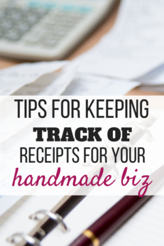 Tips for keeping track of business receipts - The YarnyBookkeeper