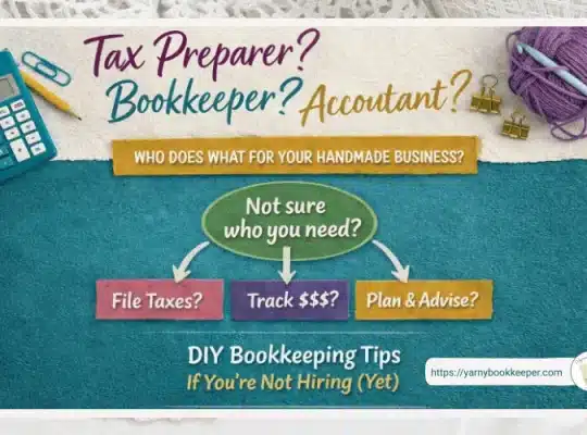 an image showing the roles of a tax preparer, bookkeeper, accountant, and business advisor