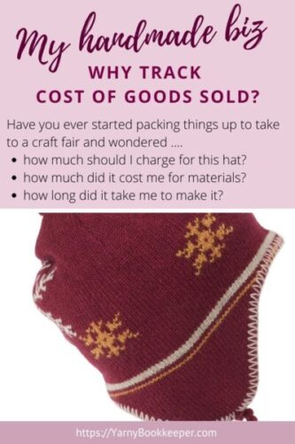 My Handmade Biz-Why Track Cost of Goods Sold? If you've ever asked yourself these questions, you know why it's important.