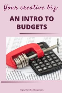 And intro to budgets. Evaluate where your money went last year and where it needs to go this year
