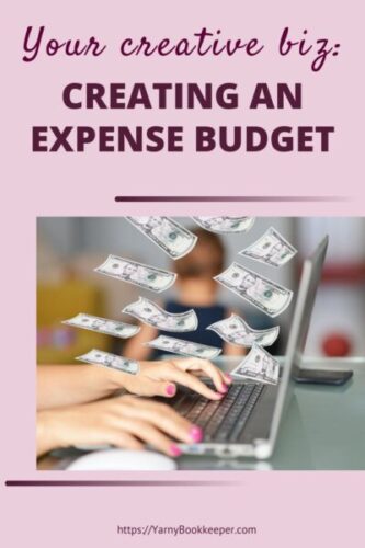 My Handmade/Creative Biz-Creating an Expense Budget. An expense budget helps you to keep track of your monthly fixed costs - the money you need to pay out EVEN if you have NO income.