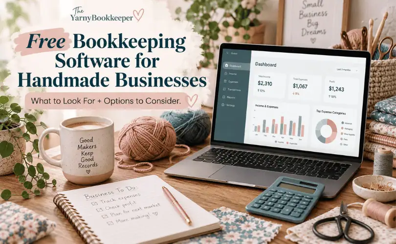 Free bookkeeping software options for handmade business owners