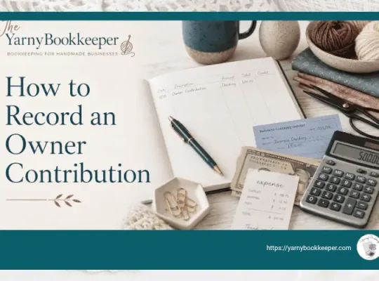 Putting your own money into your handmade business isn’t business income.