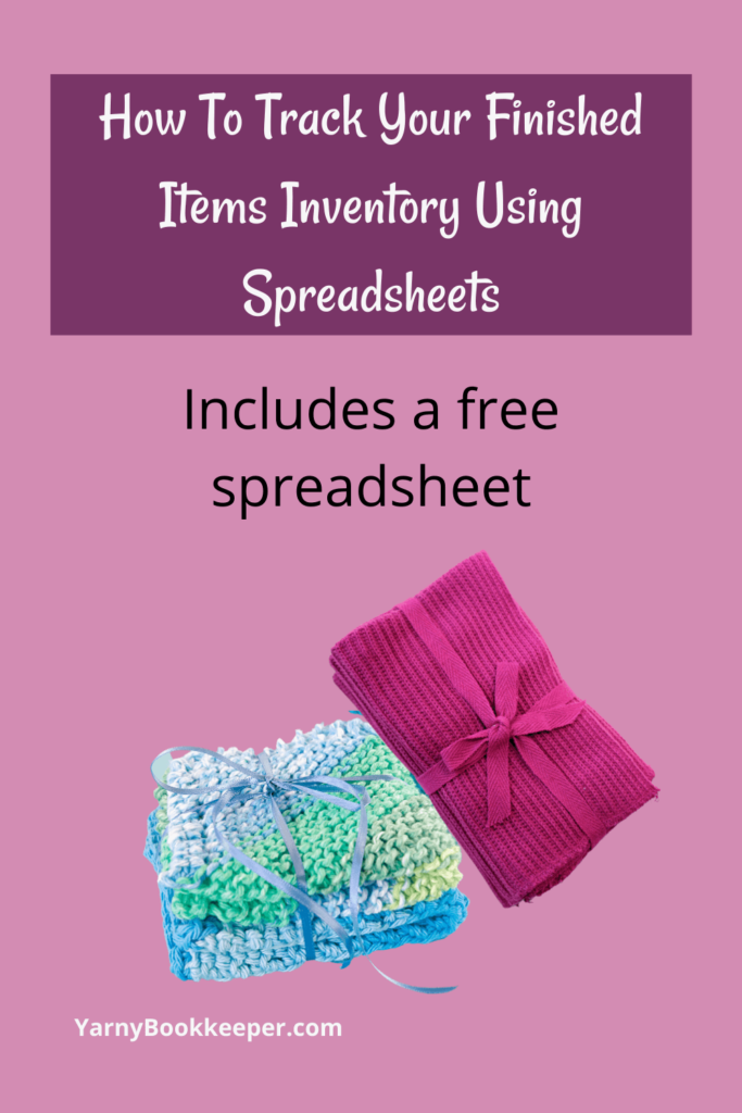 An offer for a free finished items inventory spreadsheet