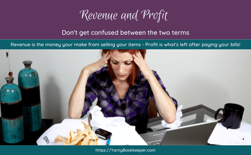 The difference between revenue and profit. Don't get confused.
