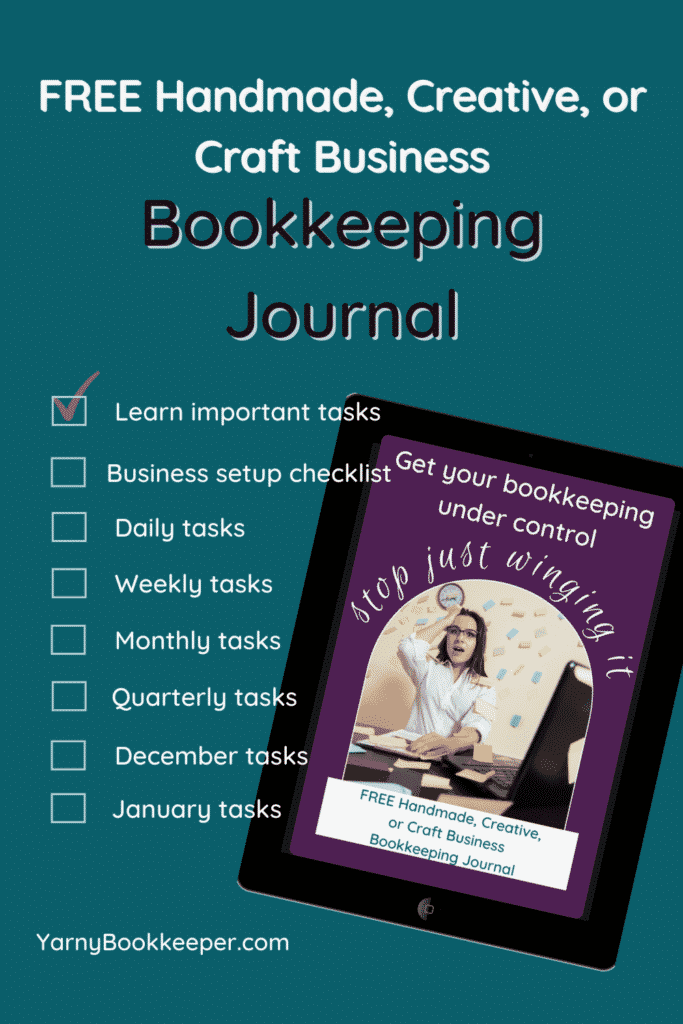 an image showing a list of what's included in the bookkeeping journal
