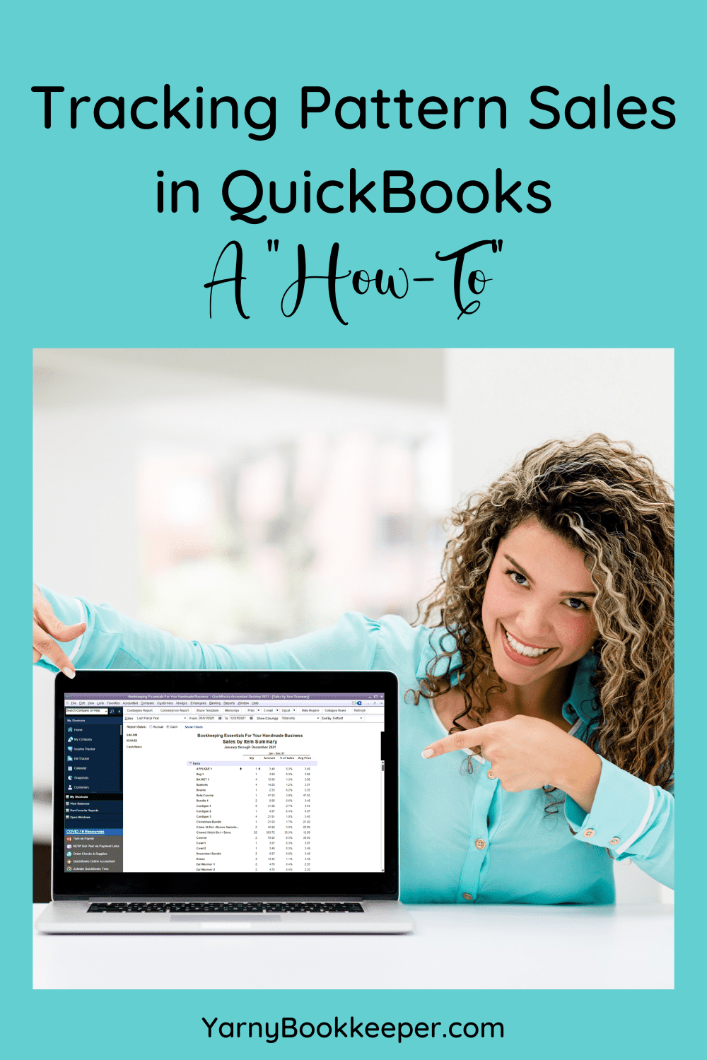 Tracking Pattern Sales Using QuickBooks (How To) - The YarnyBookkeeper