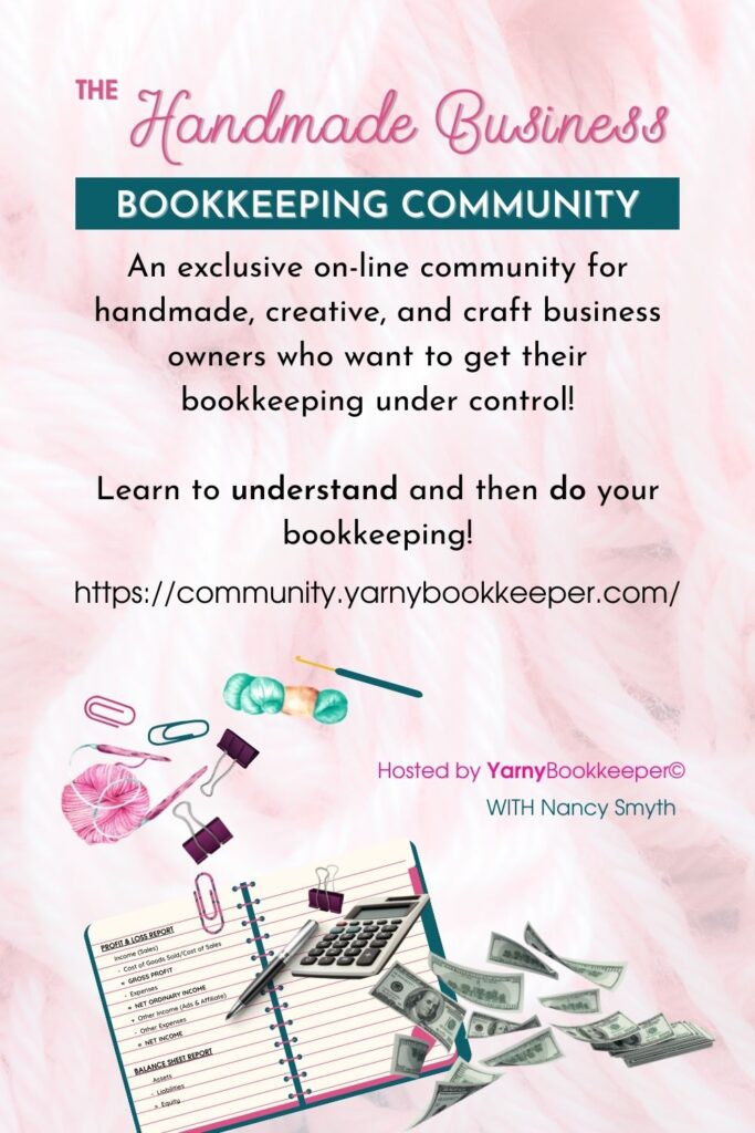An image of the Handmade Business Bookkeeping Community