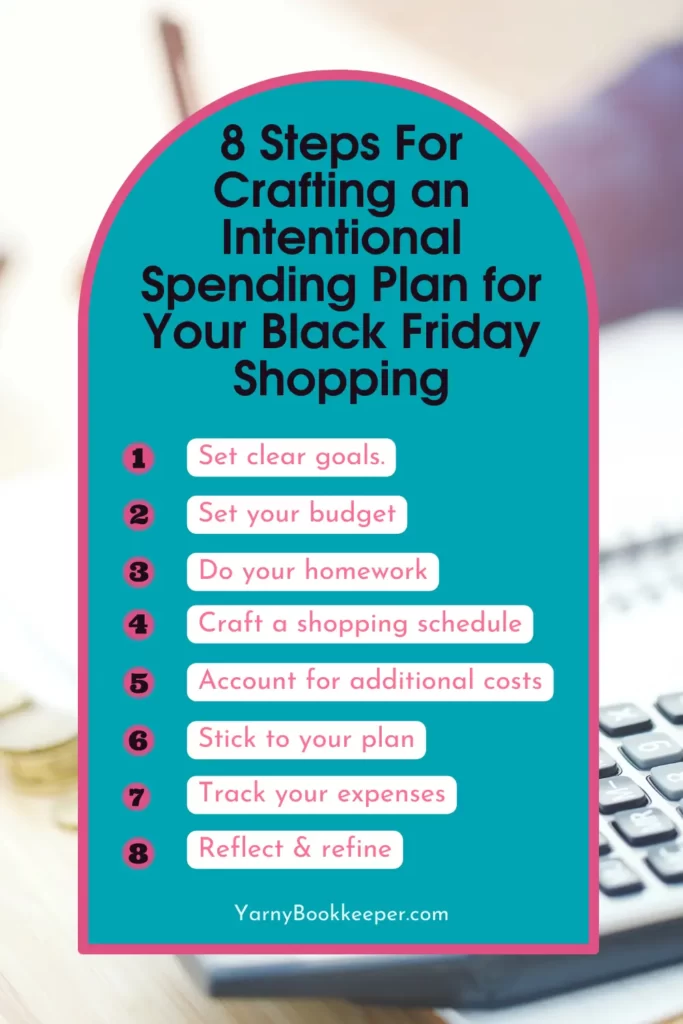 8 Steps For Crafting an Intentional Spending Plan for Your Black Friday Shopping