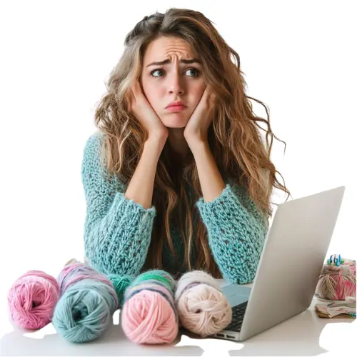 an overwhelmed woman