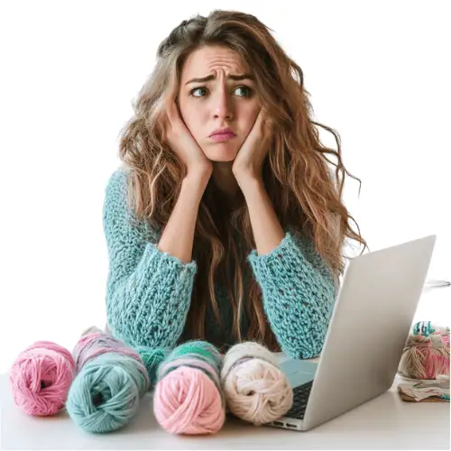 woman wondering if she's doing her bookkeeping right