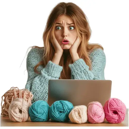 woman panicking over tax time