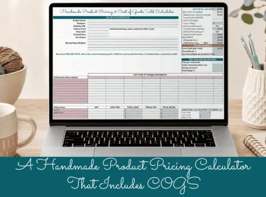 Handmade Product Pricing Calculator With COGS